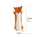 Squeaky Plush Dog Chew Toys with Ring Paper